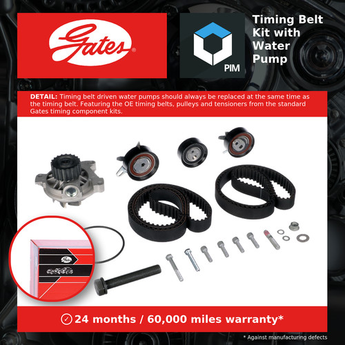 Timing belt water pump - pump, kit