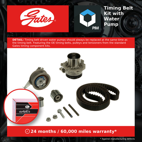 Timing belt water pump - timing,