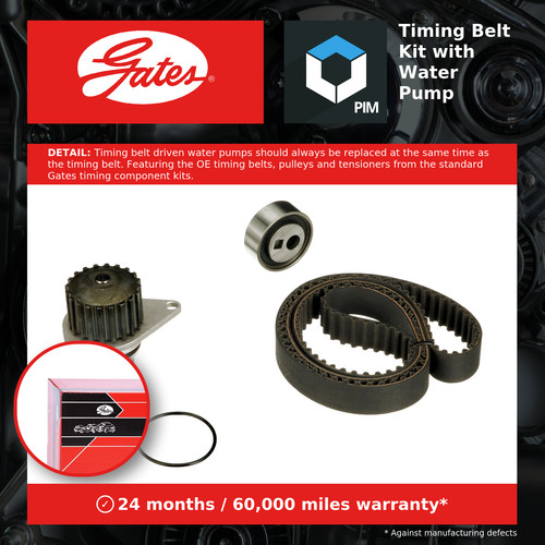 Timing belt water pump kit - timing,