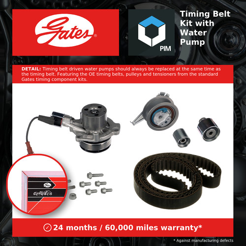 Timing belt water - &, kit