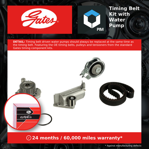 Timing belt water pump - timing, &