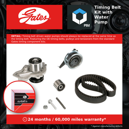 Timing belt water pump kit - timing, &