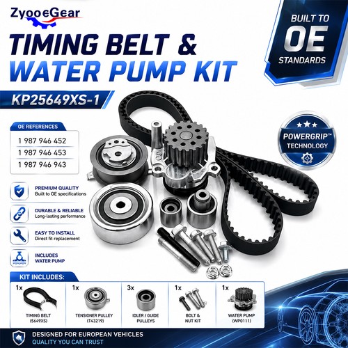 Timing belt water pump - water,