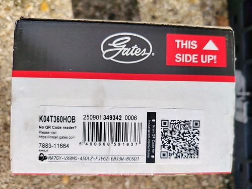 Gates timing belt - belt, kit