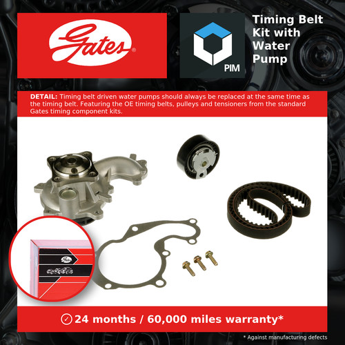 Timing belt water pump - timing,