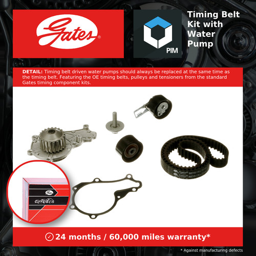 Timing belt water pump kit - timing,