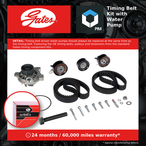 Timing belt water pump kit - water,