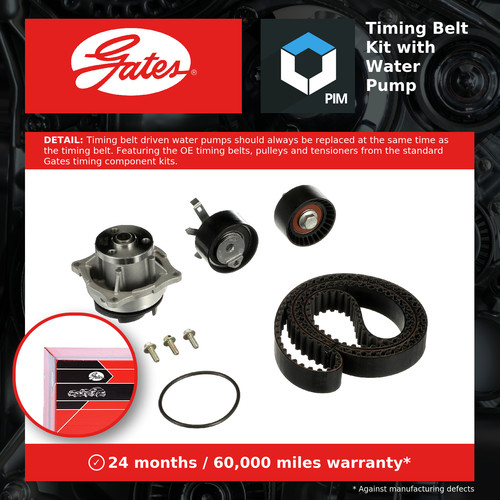 Timing belt water pump kit - timing,