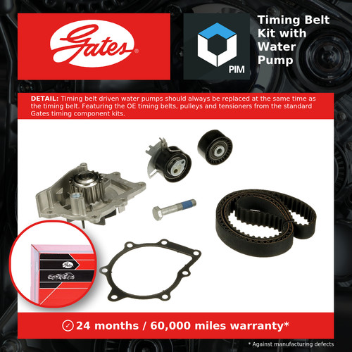 Timing belt water pump kit - timing, &
