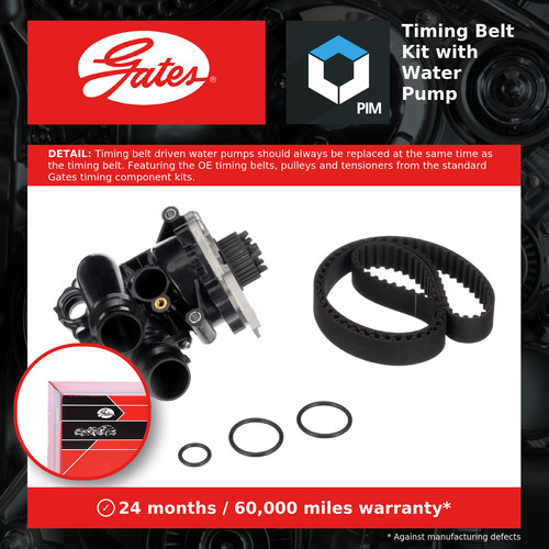 Timing belt water pump - pump, kit