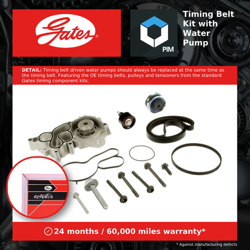 Timing belt water - belt, pump
