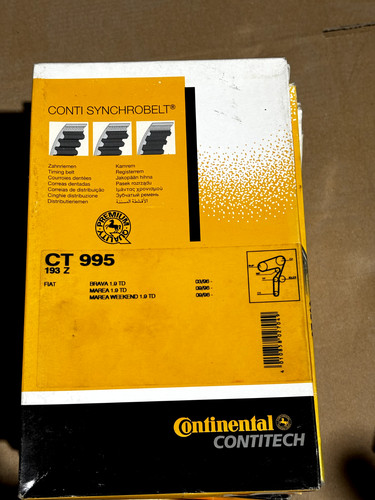 Contitech timing belt ct995 - contitech,