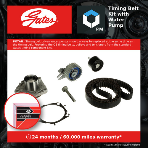 Timing belt water pump - water, kit