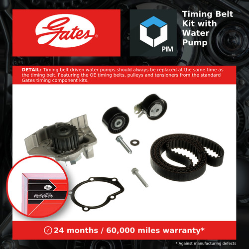 Timing belt water - water, pump