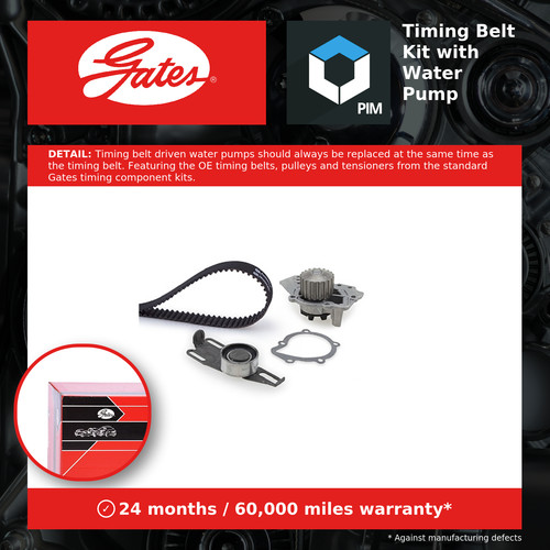 Timing belt water pump kit - timing,