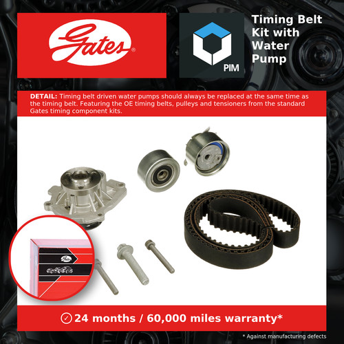Timing belt water - &, kit