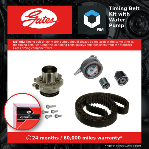 Timing belt water pump - belt,