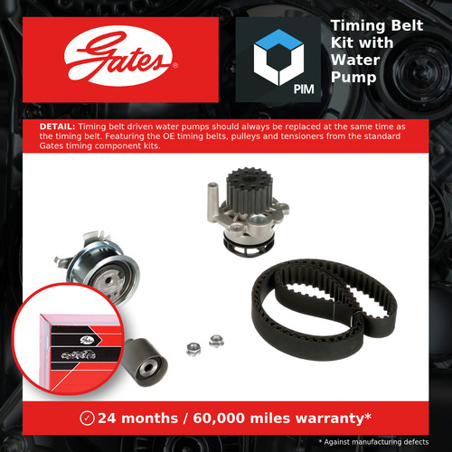 Timing belt water pump kit - timing,
