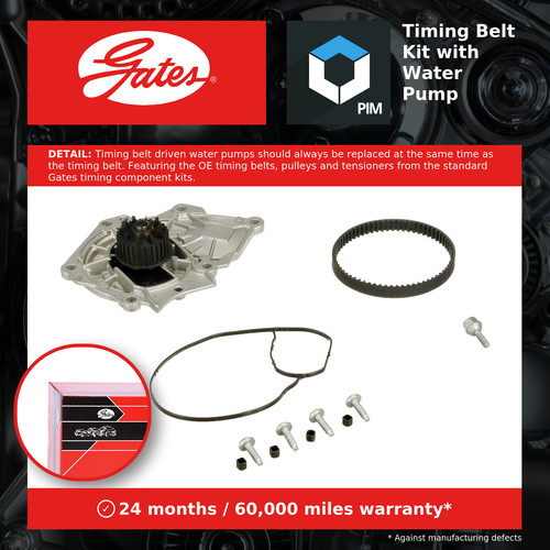 Timing belt water pump kit - water,